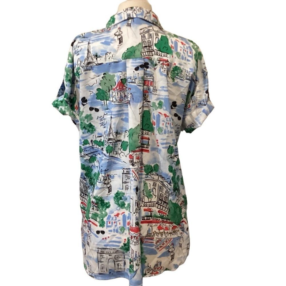 KARL LAGERFELD PARIS
Whimsical-Print Short-Sleeve Shirt M - Picture 6 of 9